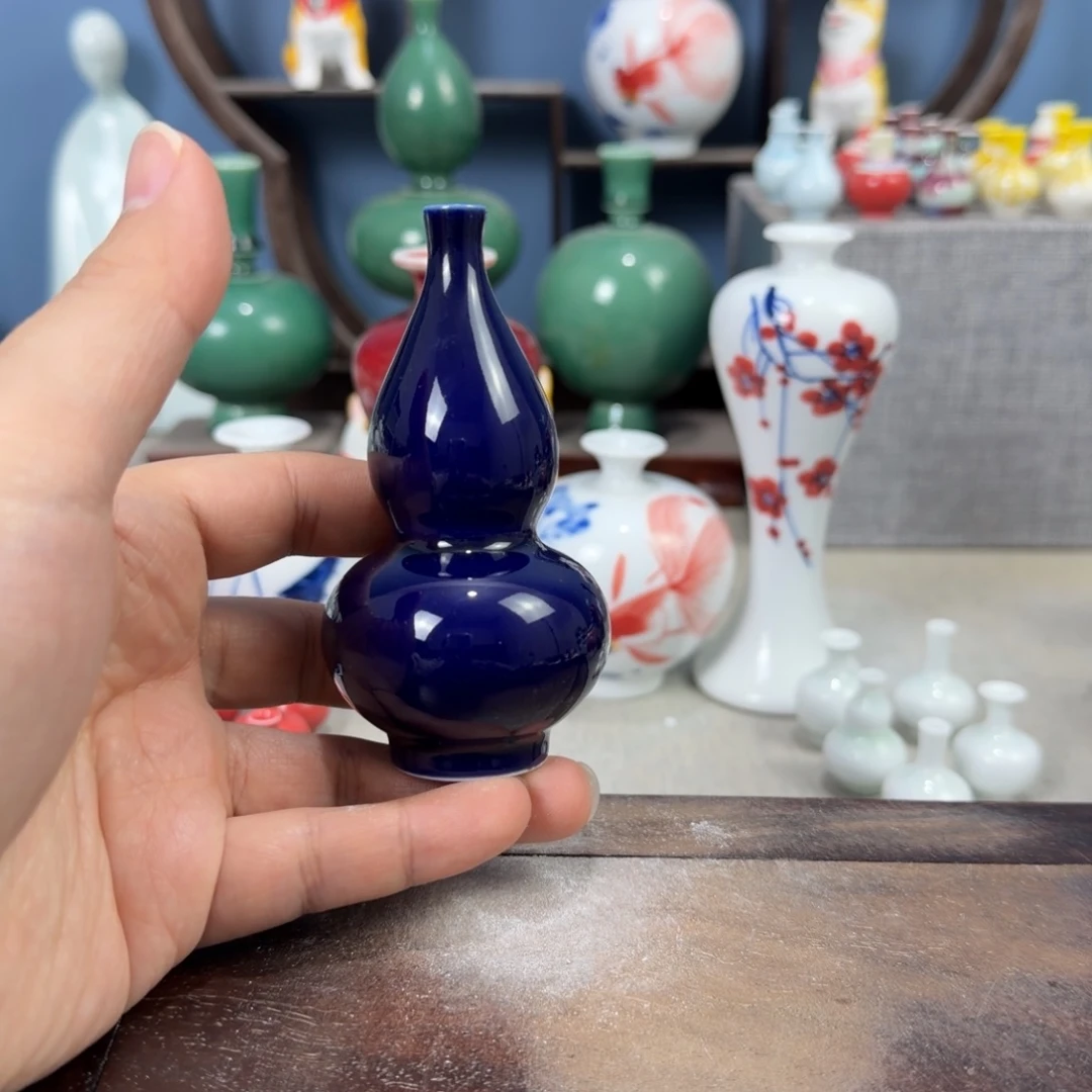 陶瓷手工小花器摆件