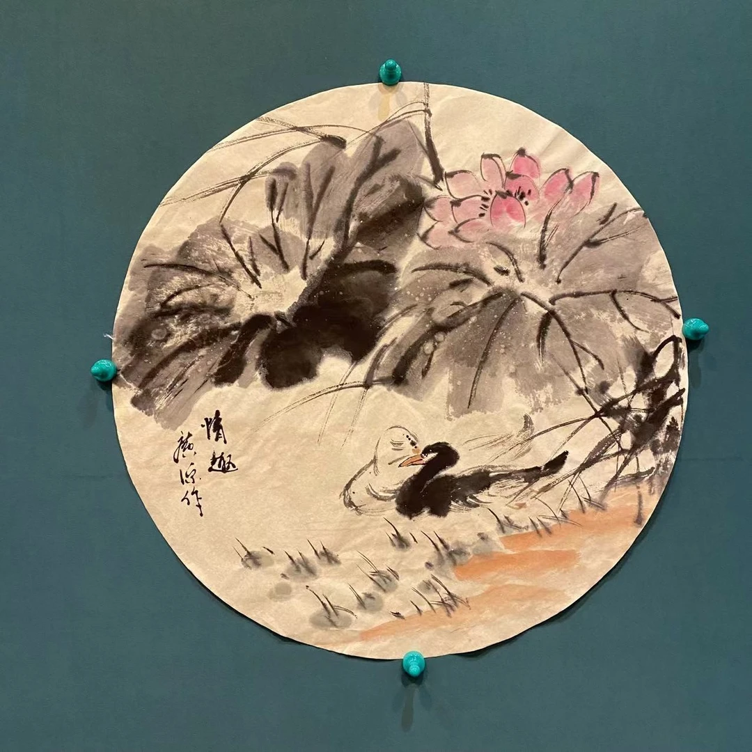 《清趣》王峰圆面精品花鸟