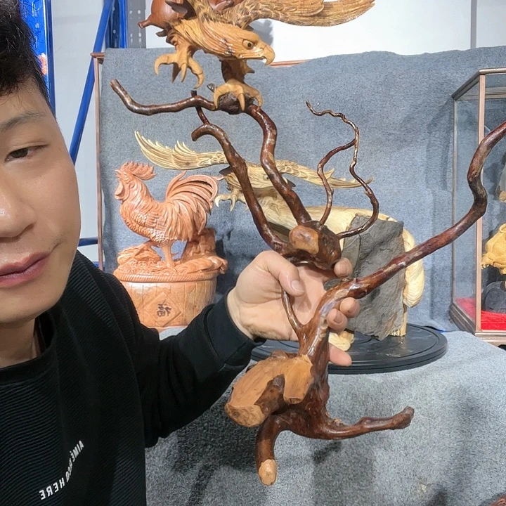 木?****?摆件工艺品摆件创意1000鹰
