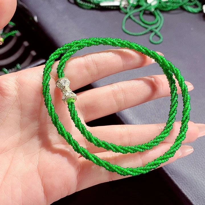 毛衣链未镶嵌翡翠