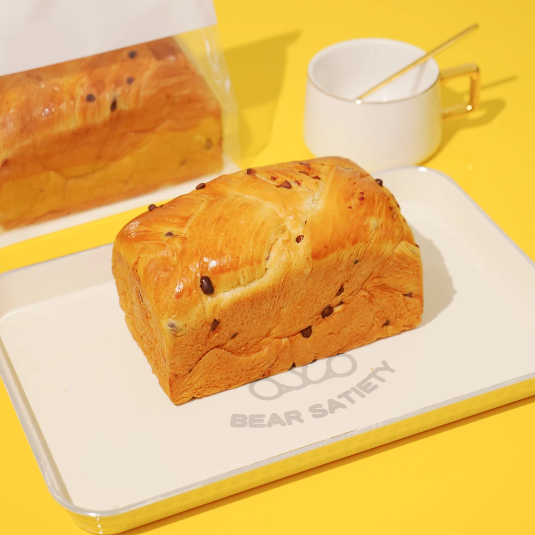 280g 烘焙店专供 手工吐司 巧克力黑砖吐司 红豆手撕吐司