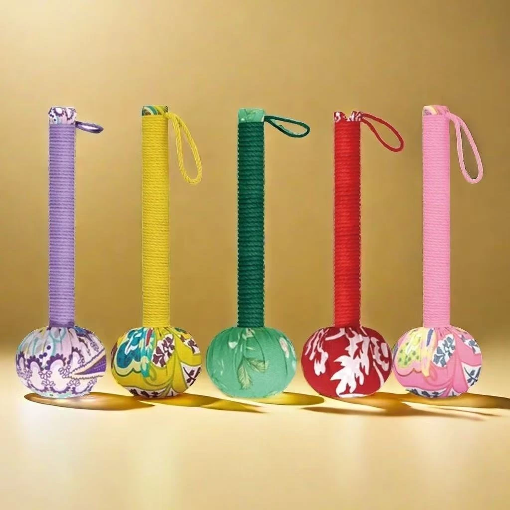 【新疆包邮】艾草锤养生家用手持敲打全身拍打按摩锤大号长柄约31cm