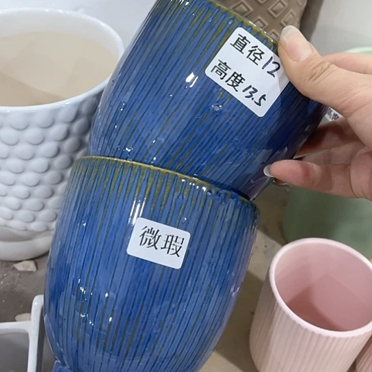 多肉绿植陶瓷花盆9.9包邮