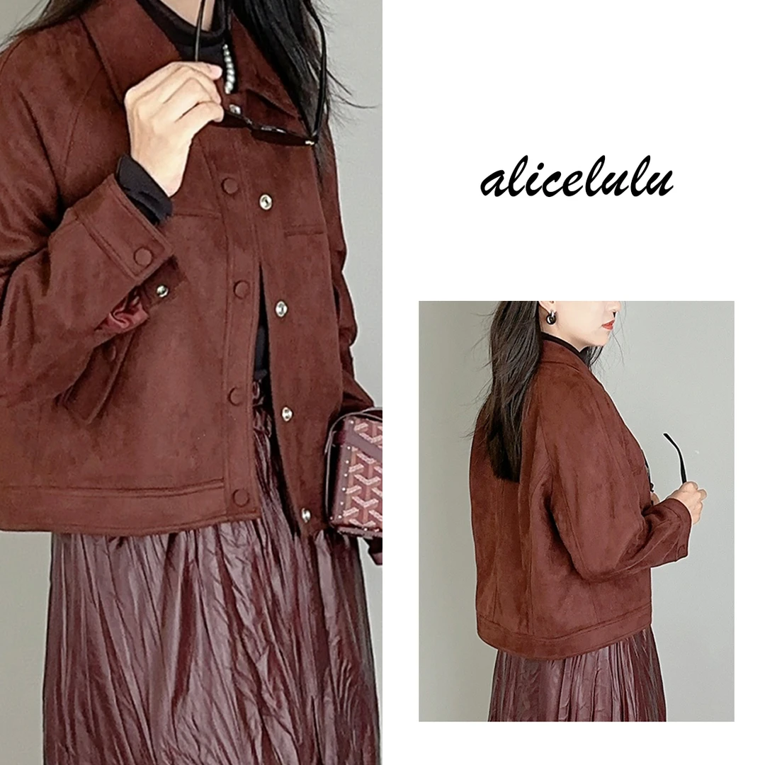 1 ALICE “秋意渐浓”短外套 优雅挺括 显瘦百搭 S2139797W
