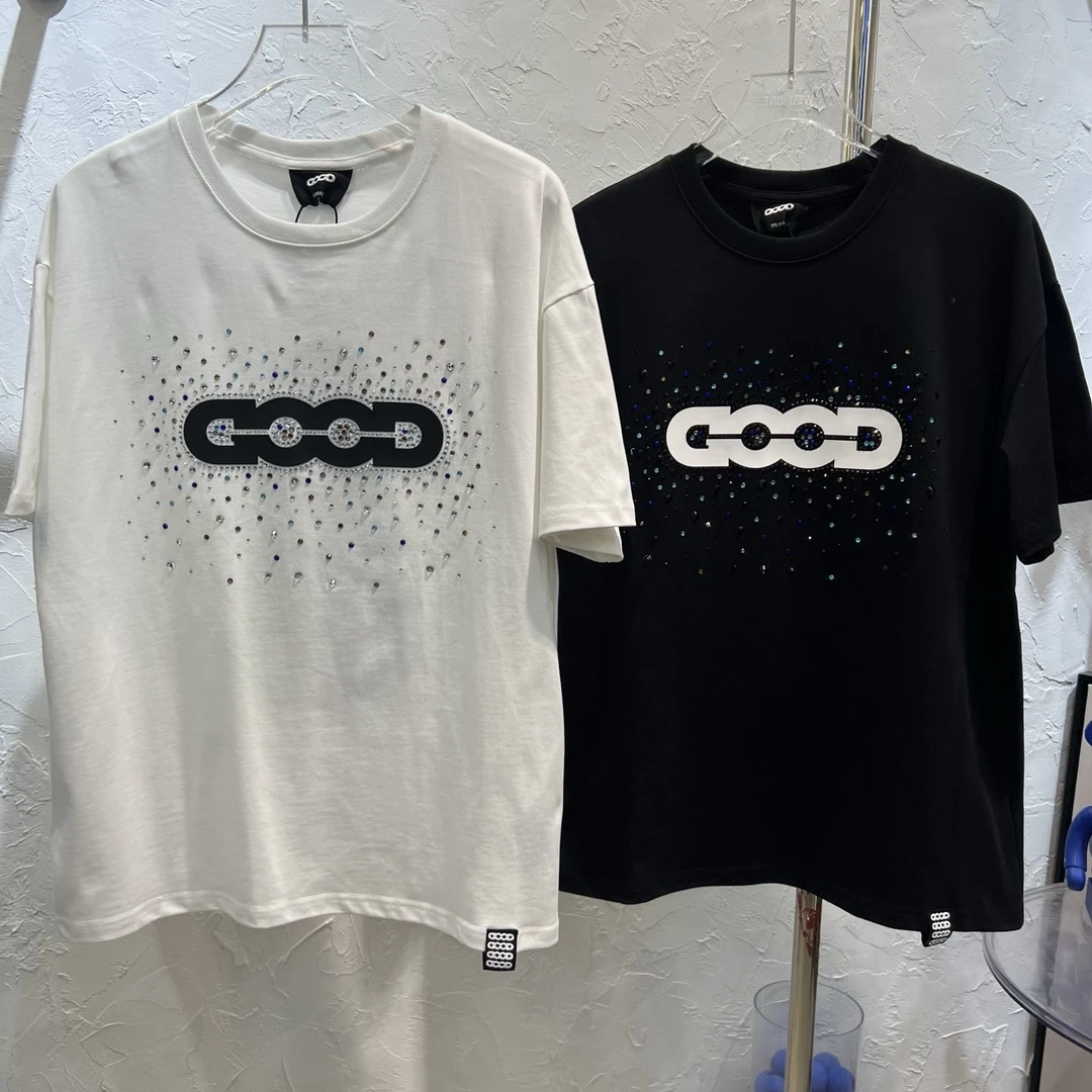 GOODBRANCH假日缤纷糖果宝石短袖轻奢时尚高级感印花T恤男女同款
