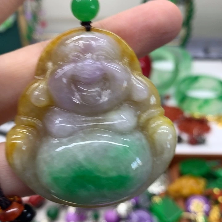 颈饰未镶嵌翡翠吊坠