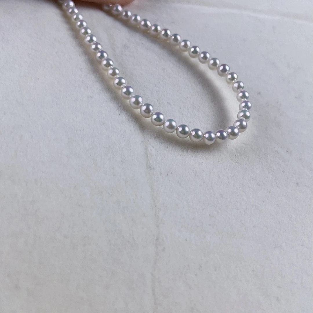 淡水珍珠手绳18K金镶嵌