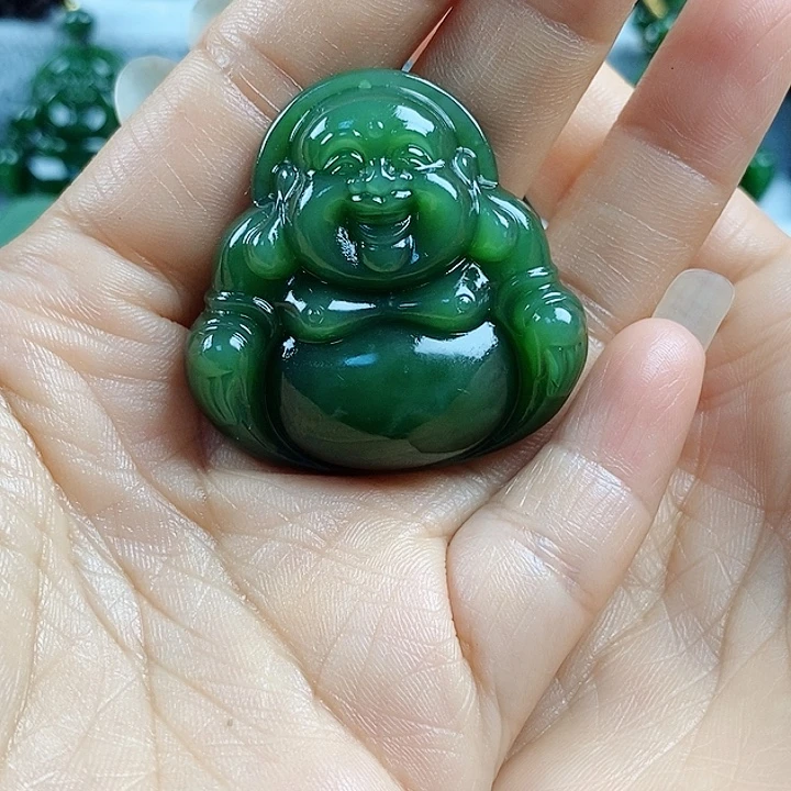 和田玉（碧玉）未镶嵌吊坠(不含链)39