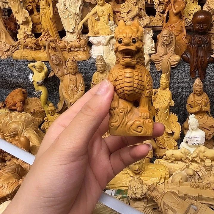 黄杨木黄杨木瑕疵麒麟