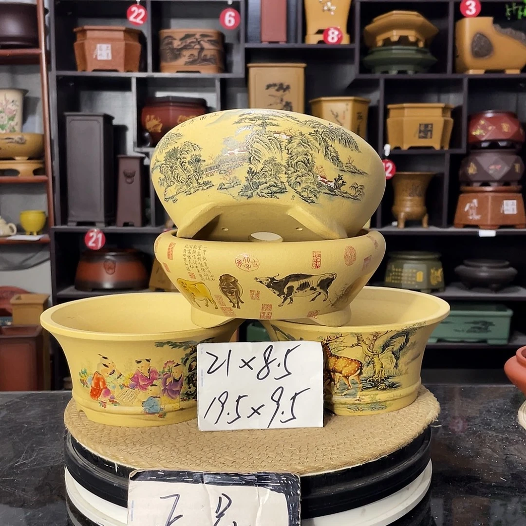 D-盆尚好紫砂花盆