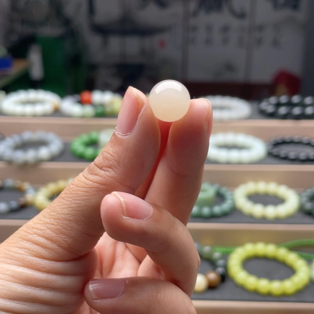 手链未镶嵌和田玉12藕粉
