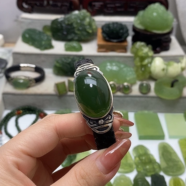 未镶嵌岫玉手牌熹****)