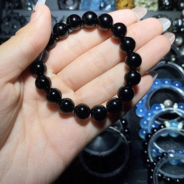 黑曜岩未镶嵌手链布*顿