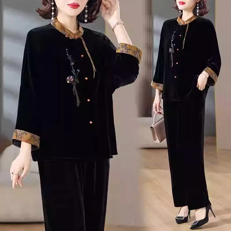 杭州桑蚕丝真丝绒外套2025新款女妈妈丝绒真丝金丝绒上衣高贵洋气