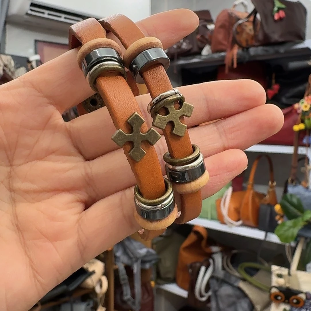 牛皮头层牛皮特价手链瑕疵