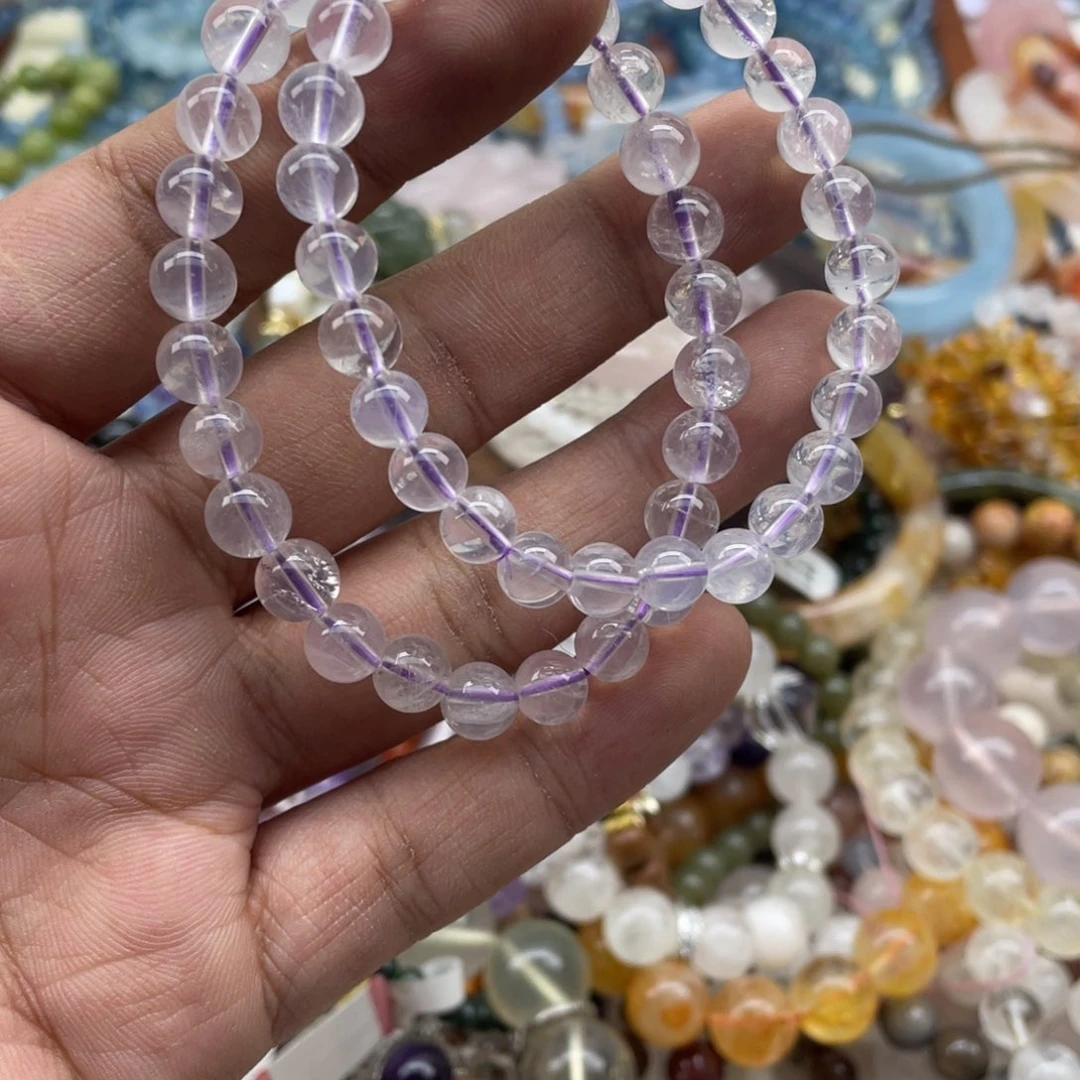 银S925镶嵌手链紫晶