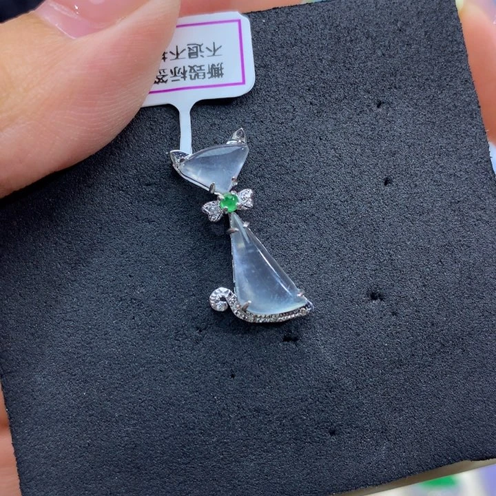 18K金镶嵌手链翡翠翡翠