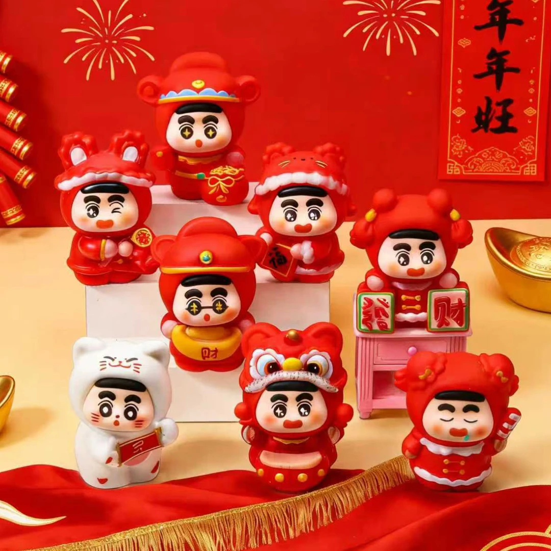 【九宫格+对对碰】手感漆新年小新diy配饰