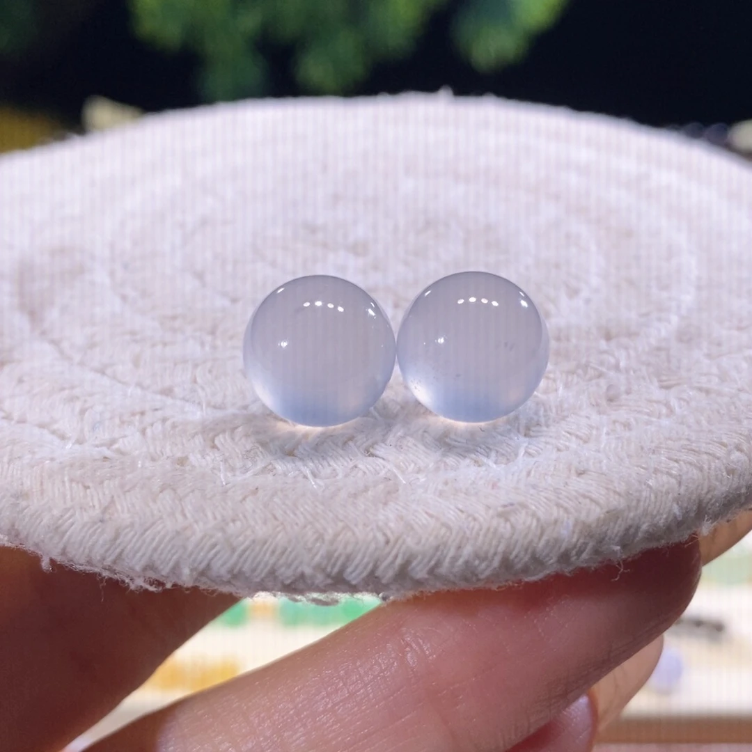 翡翠未镶嵌颈饰翡翠高冰茅台白圆珠多样性发一