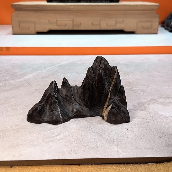 奇石茶宠鱼缸文房摆件