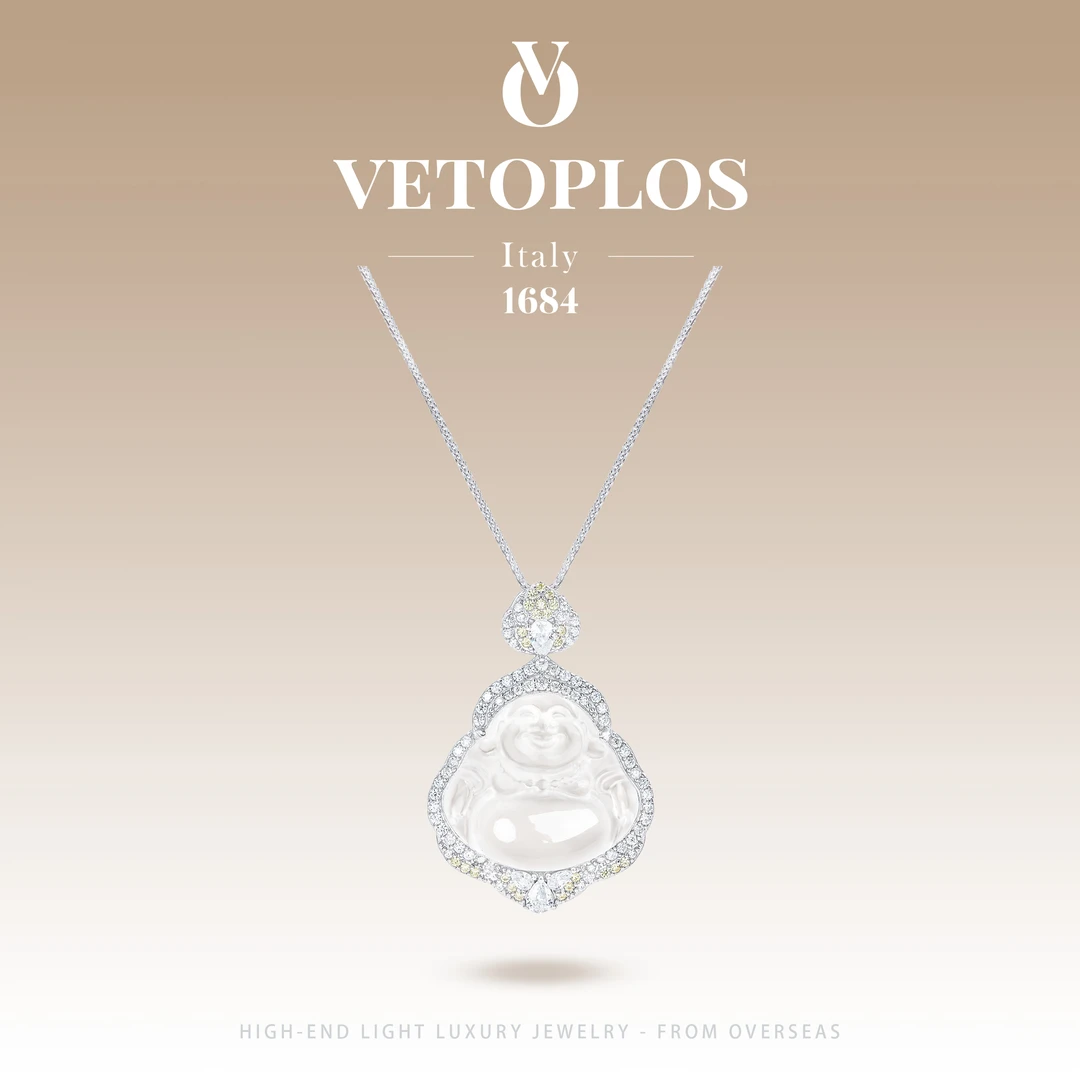 坠链均925银 【佛心禅意】Vetoplos设计师款弥勒项链F3577