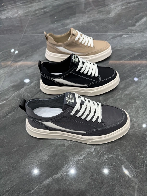 2025新款布鞋男鞋夏季透气休闲板鞋百搭男士布鞋轻便舒适软底休闲