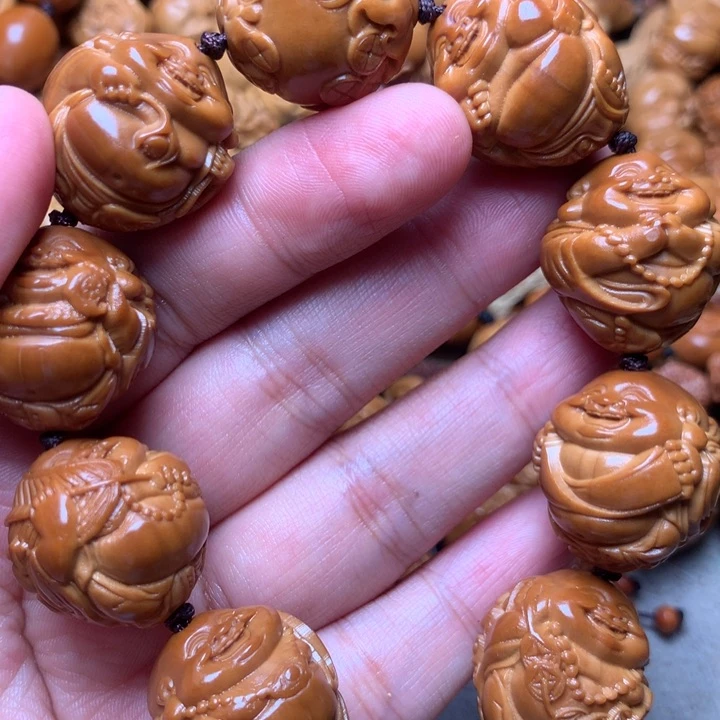 橄榄核手串/手链头一次