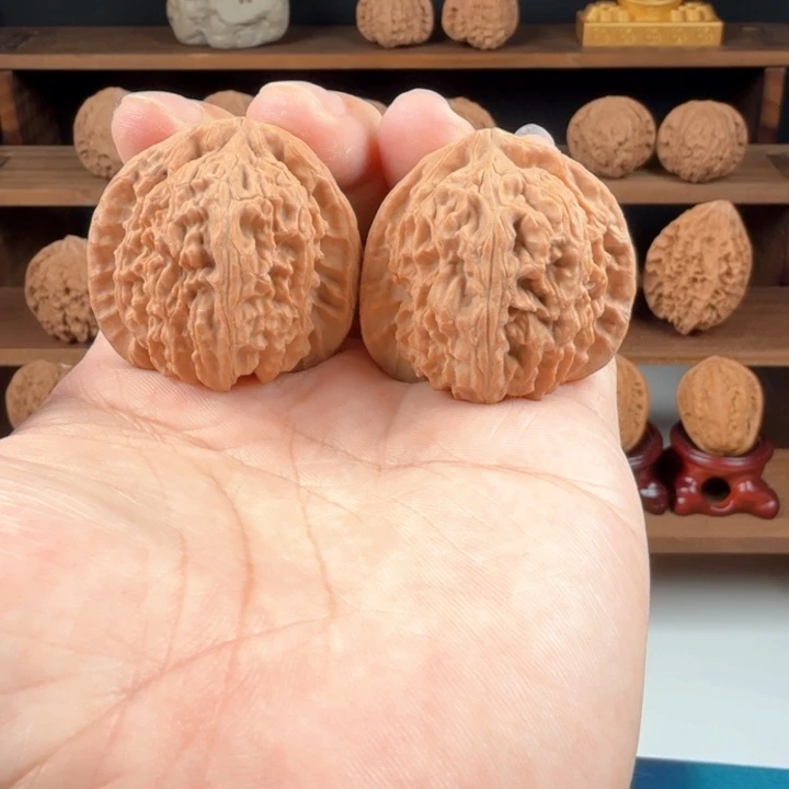 手串文玩核桃白狮子40/40/38