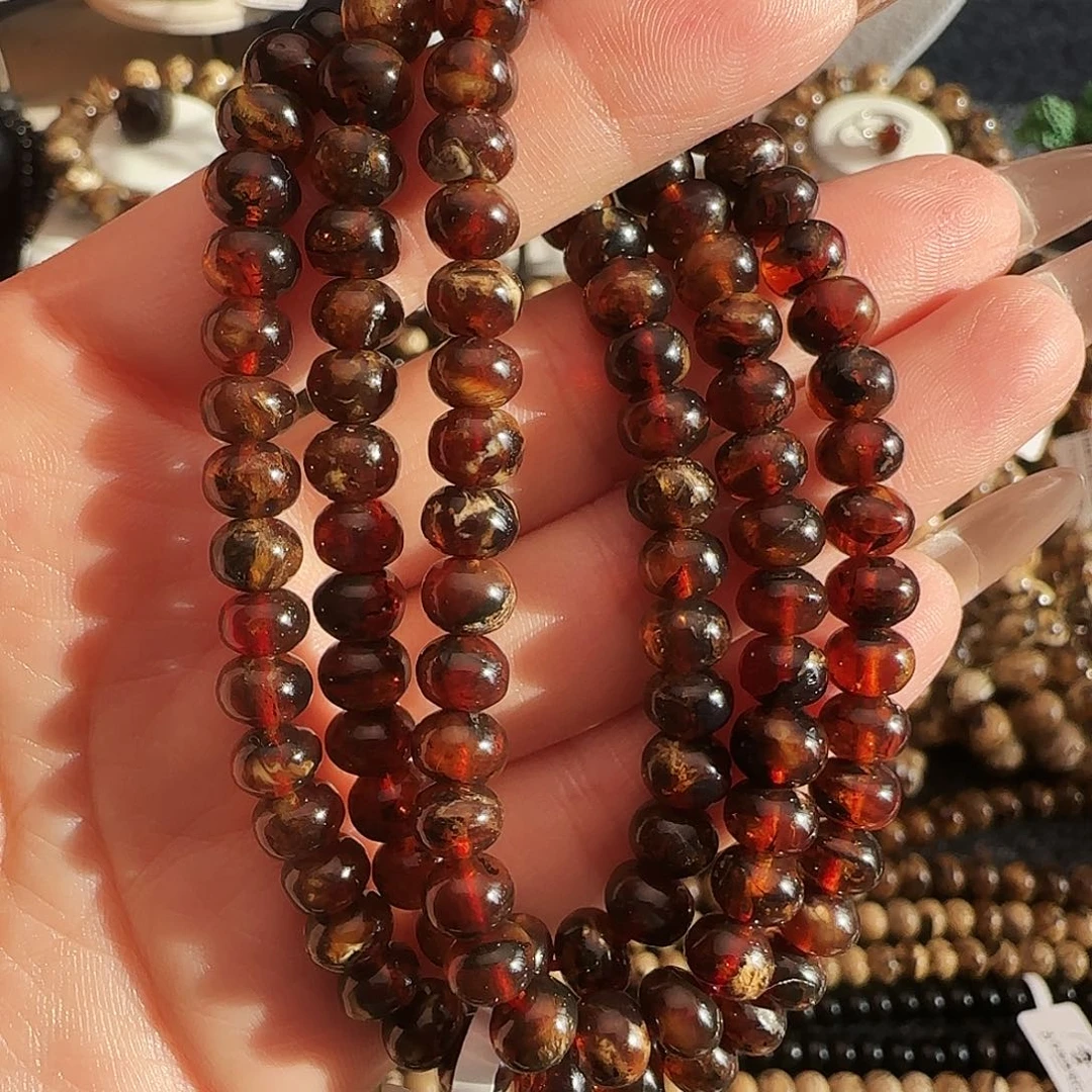 琥珀未镶嵌手链抚顺琥珀