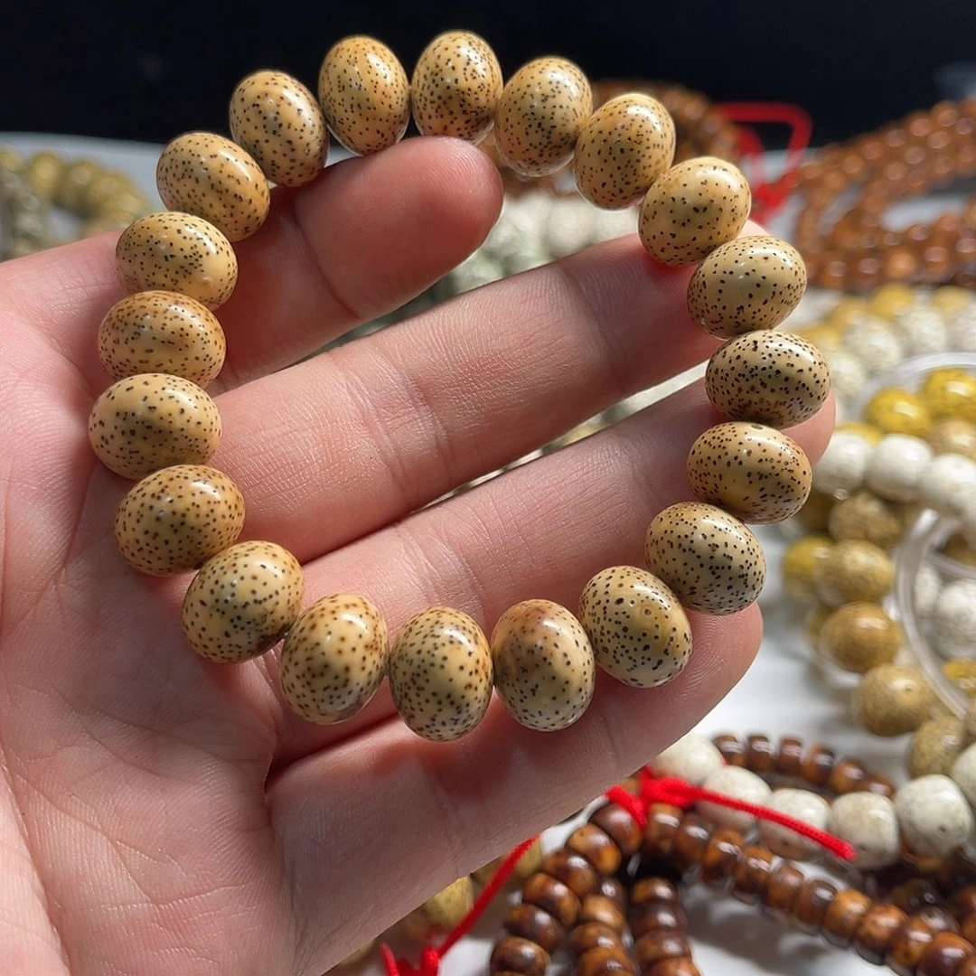 吊坠星月菩提14/11虎皮陈华料