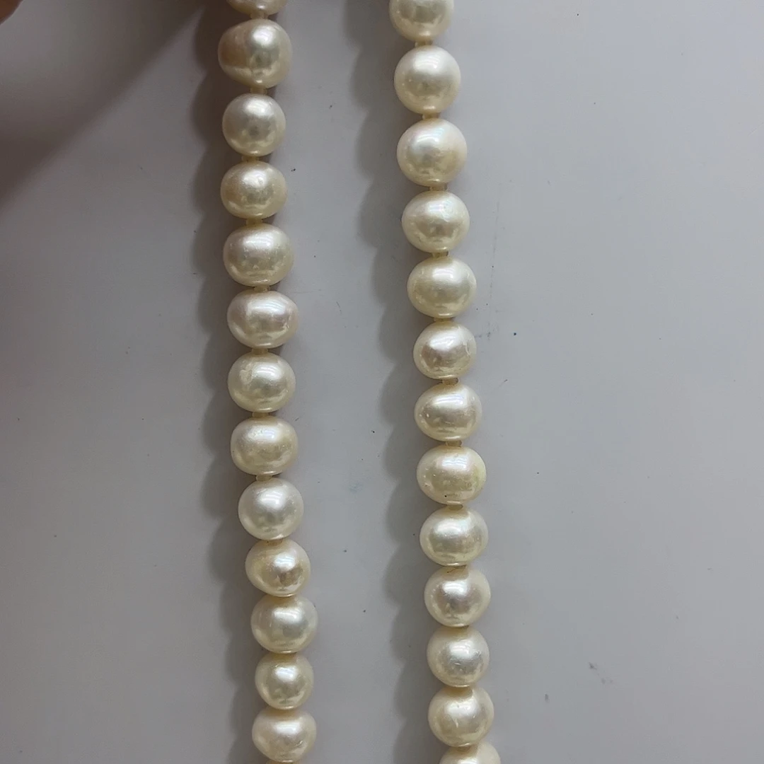 颈饰银S925镶嵌淡水珍珠