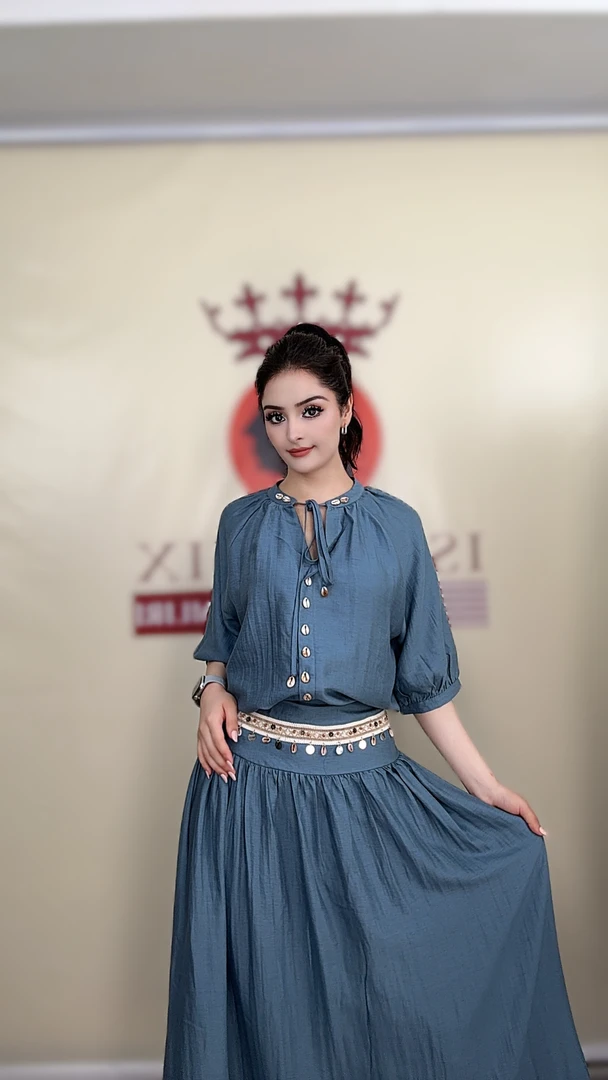 【皇后1】isilhanish ｜2025最新款夏季民族风巴达木套装8071