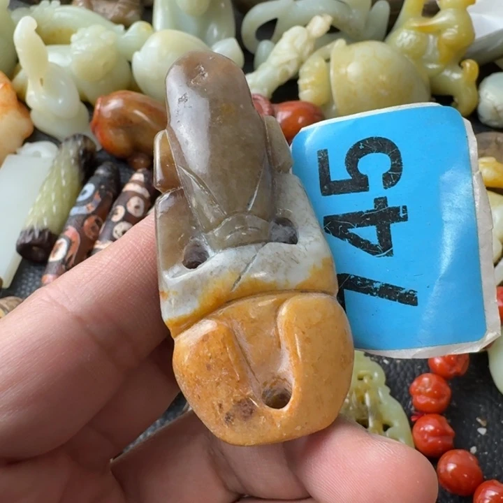 清***珠和田玉未镶嵌颈饰