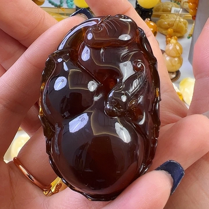 蜜蜡颈饰未镶嵌蜜蜡