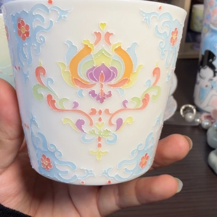 陶景德镇手绘随行杯