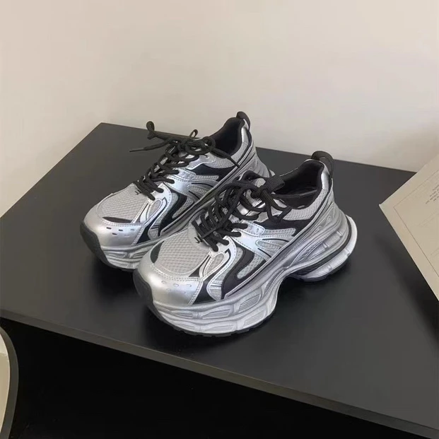 【铼】2025新款女士休闲老爹鞋运动鞋61-61