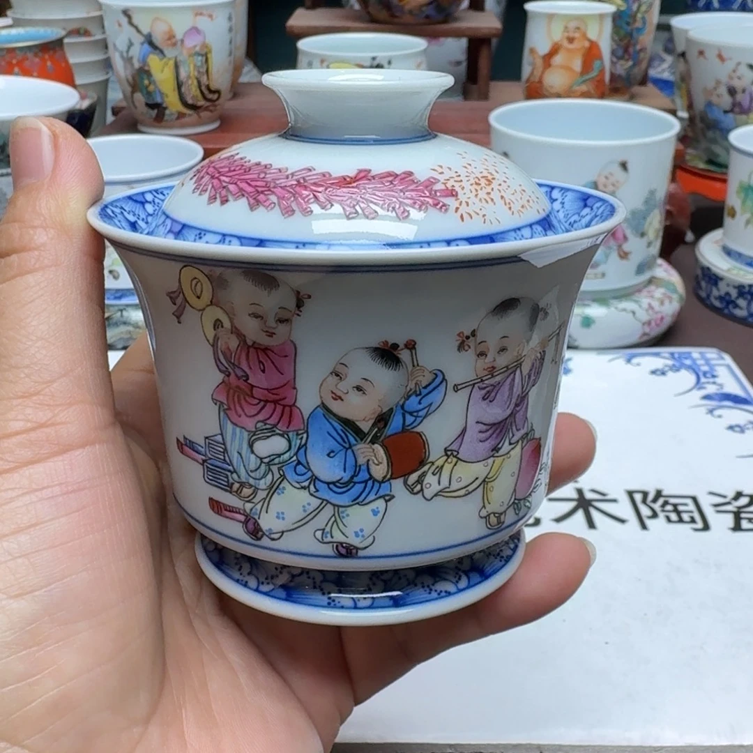 景德镇手工手绘展示