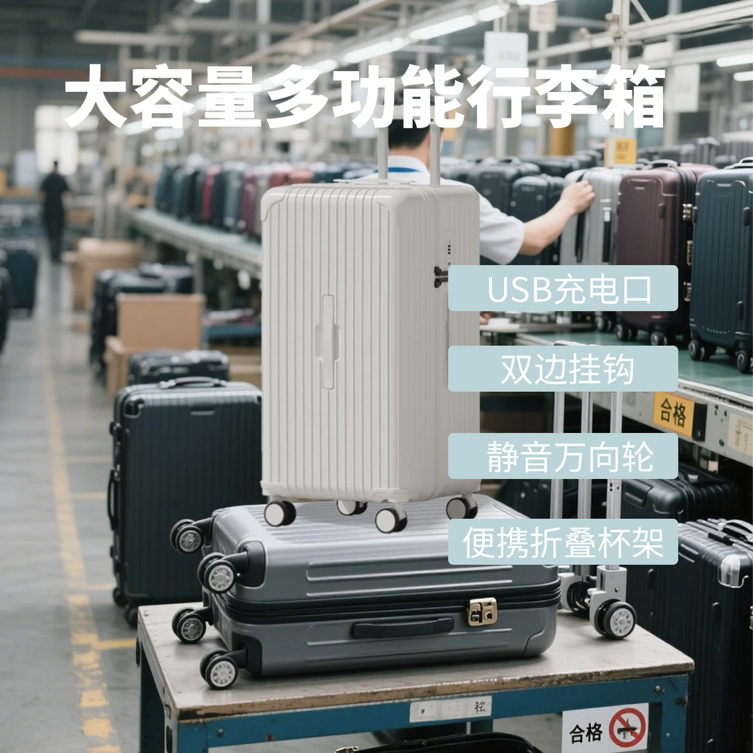 【箱哥福利】顶配多功能大容量加厚学生2025网红行李箱高级感