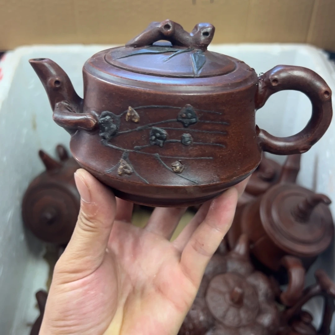 茶壶紫砂宜兴原矿紫砂壶300毫升容量