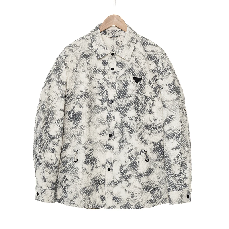 【INXX】FASHION 潮牌波浪纹理夹克宽松休闲外套情侣XFF3145178