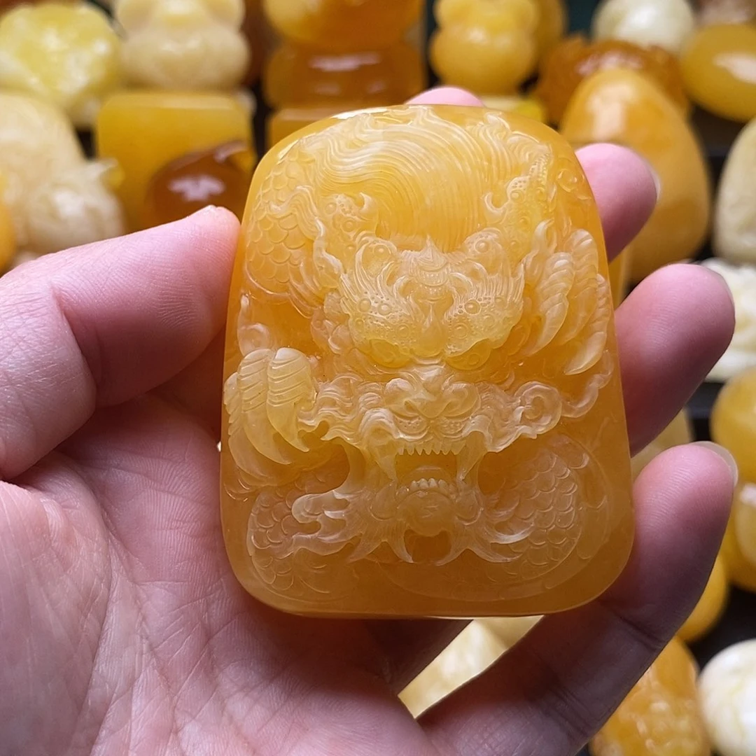 琥珀颈饰未镶嵌琥珀蜜蜡吊坠