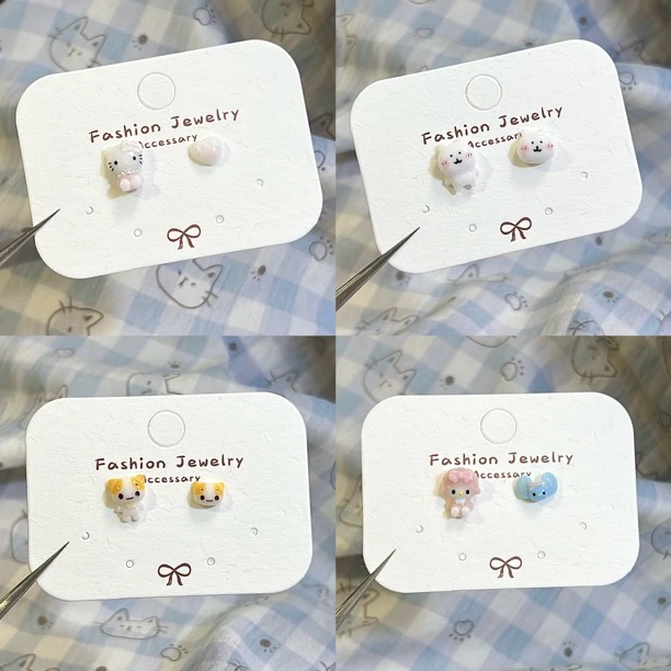 钛合金耳饰 【诺诺】手作耳钉/耳夹