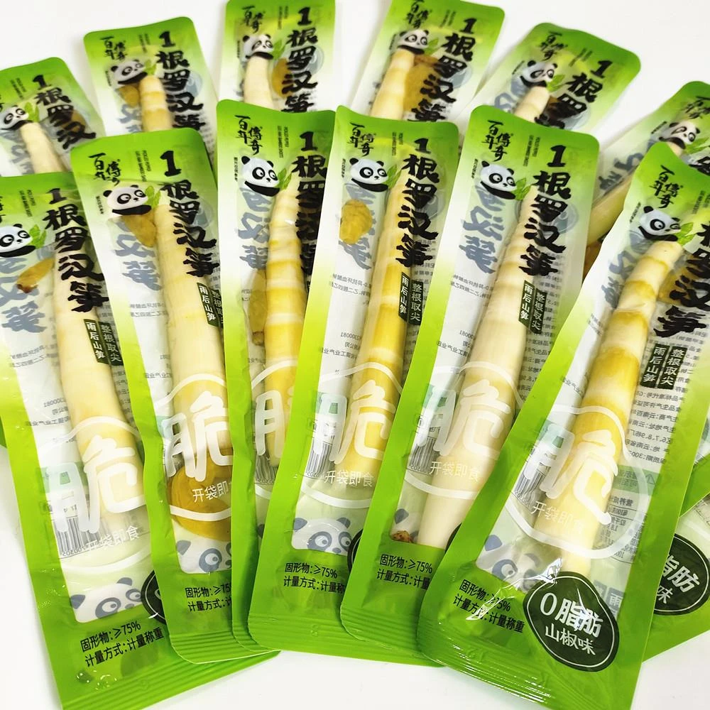 百年传奇一根独笋1根罗汉笋山椒笋尖尖笋酸辣开袋即食泡椒味脆笋