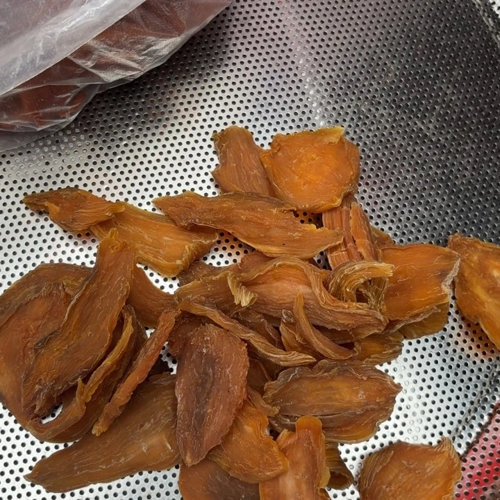中国大陆红薯干偏干12号有嚼劲有径瑕疵片片甜度一般3斤
