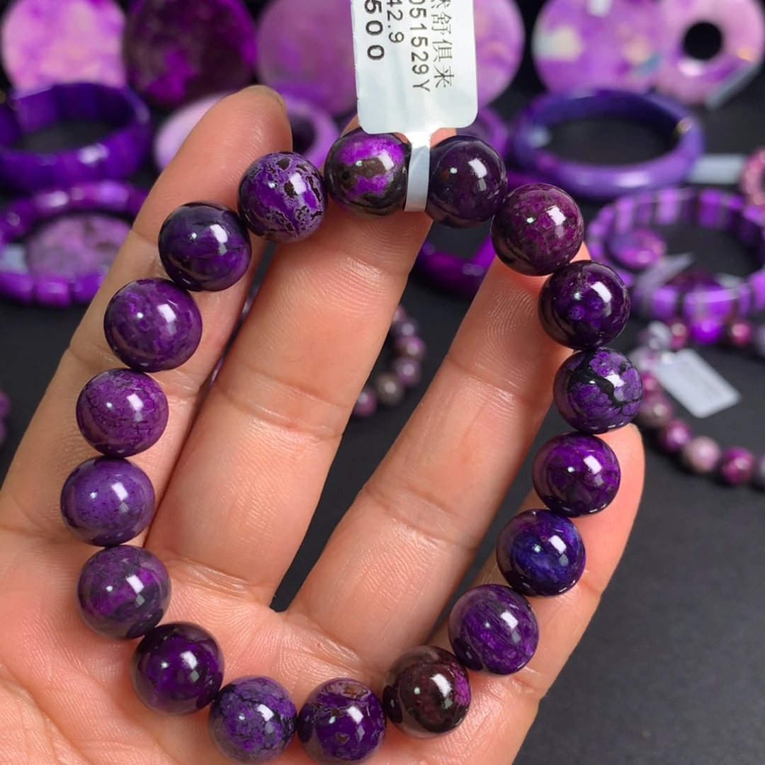 苏纪石（舒俱来）皇家紫手串12+未镶嵌z*f