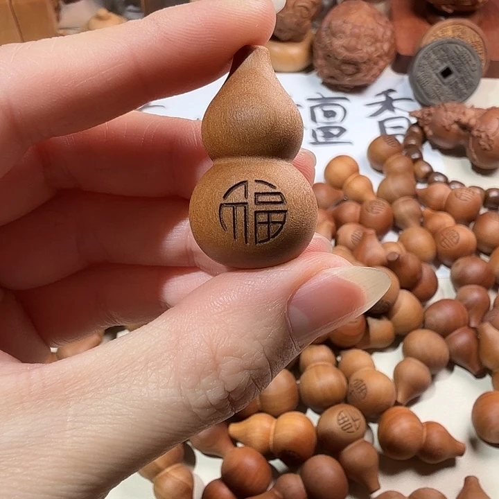 檀香木印度老山檀香精工小葫芦
