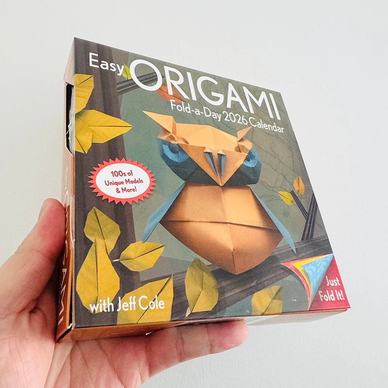 2026原版台历简易折纸