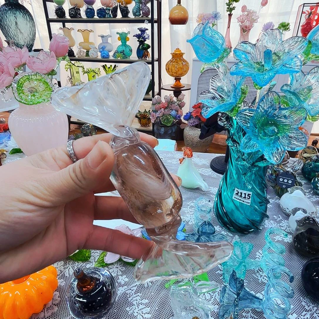 开播福利不退不换琉璃花瓶花器艺术品