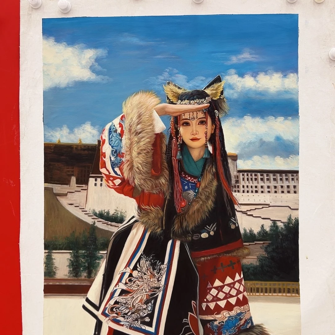 国画二郎展览原作