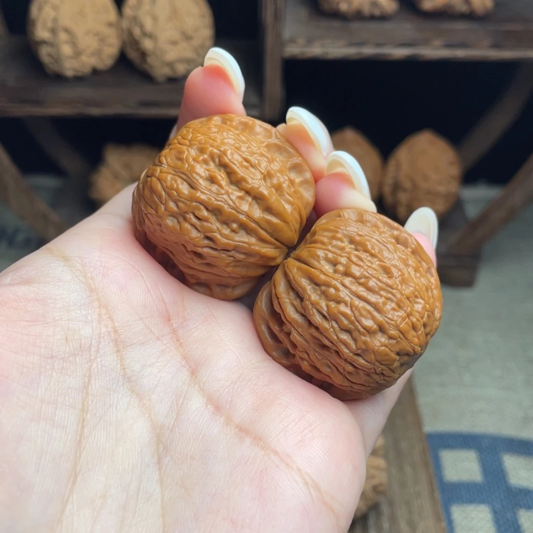 吊坠文玩核桃37红皮铁锤